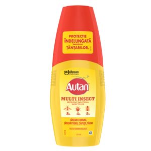 Repelent pentru insecte Autan Protection Plus, lotiune pulverizator, 100 ml