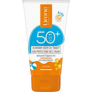 Crema de fata cu protectie solara pentru copii Lirene, FF50, 50 ml