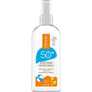 Lapte pentru protectie solara pentru copii Lirene, aroma vanilie, SPF 50, 150 ml