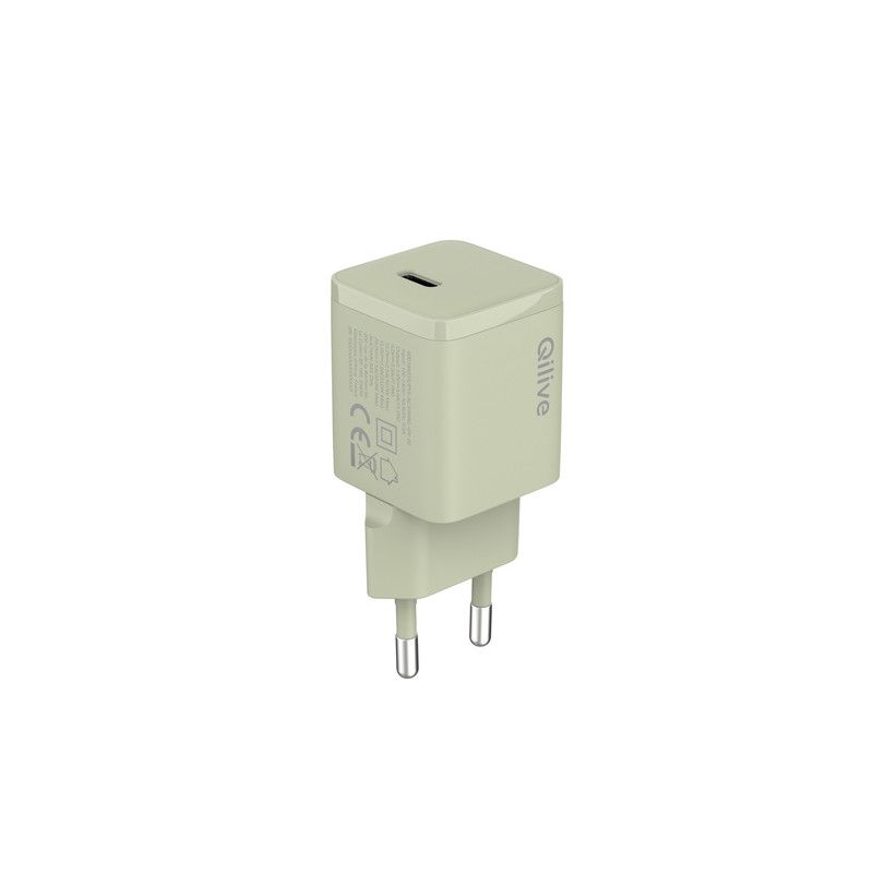 incarcator-retea-qilive-30w-usb-c-verde