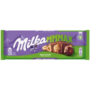 Ciocolata cu lapte si alune intregi Milka MMMAX, 250 g