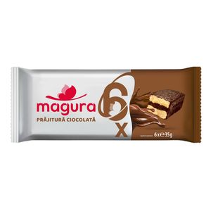 Prajitura cu ciocolata Magura, 6 bucati, 210 g