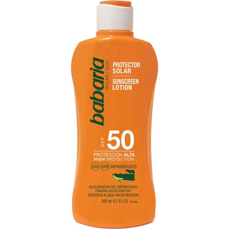 protectie-solara-cu-accelerator-de-bronzare-babaria-spf-50-200-ml