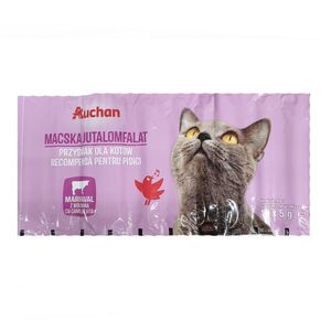Recompensa sticks cu vita pentru pisici Auchan, 10 x 5 g