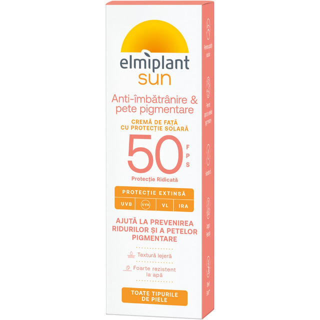 crema-pentru-fata-cu-protectie-solara-elmiplant-anti-pete-pigmentare-spf-50-50-ml