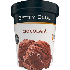 Inghetata cu aroma de ciocolata, sos si bucati de ciocolata Betty Blue, 450 ml