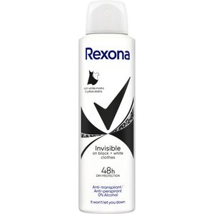 Spray Rexona Invisible B+W 150 ml