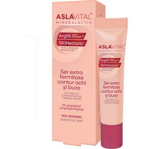 Ser pentru conturul ochilor si buzelor Aslavital Mineralactiv, 15 ml