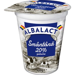 Smantana Albalact, 20% grasime,  400 g