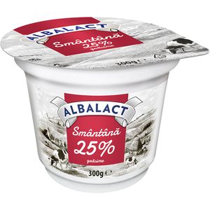 Smantana Albalact, 25% grasime, 300 g