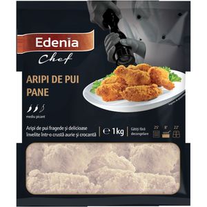 Aripi de pui pane Edenia Chef, 1 kg