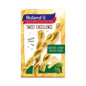 Spirale cu branza gruyere si spanac Roland, 100 g