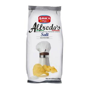 Chipsuri cu sare Amica Alfredo's, 130 g
