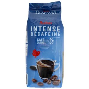 Cafea boabe decofeinizata Auchan, 250 g