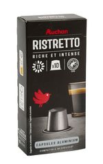 cafea-capsule-ristretto-auchan-nespresso-10-capsule