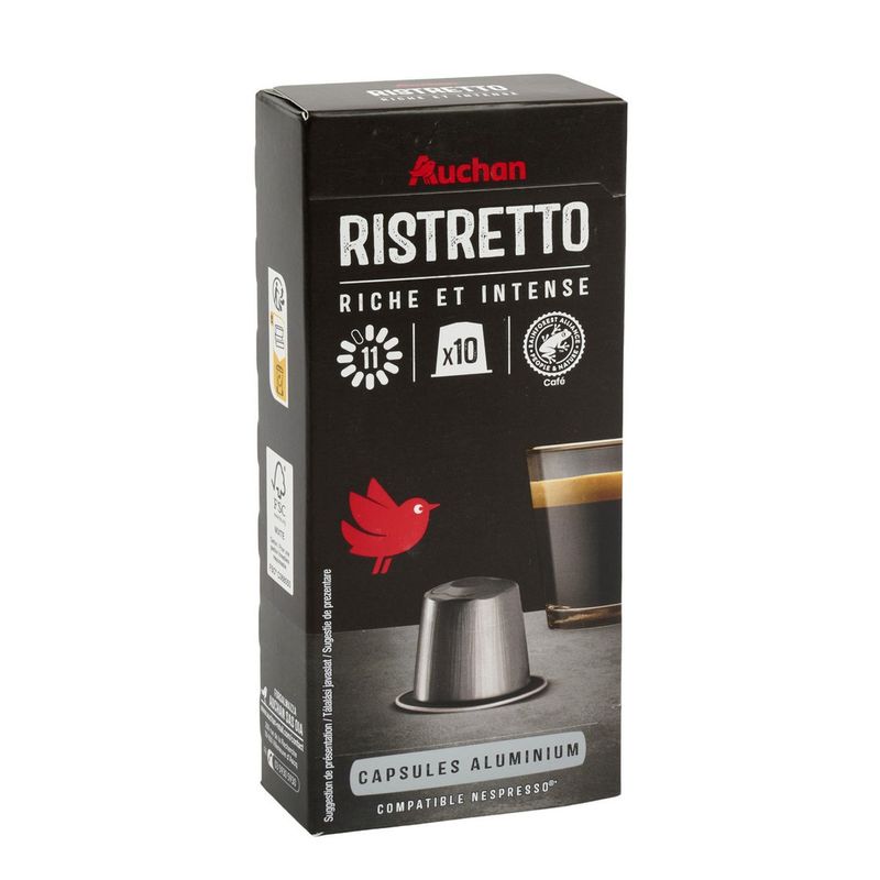 cafea-capsule-ristretto-auchan-nespresso-10-capsule