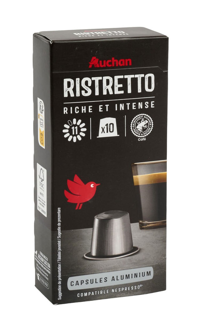 cafea-capsule-ristretto-auchan-nespresso-10-capsule