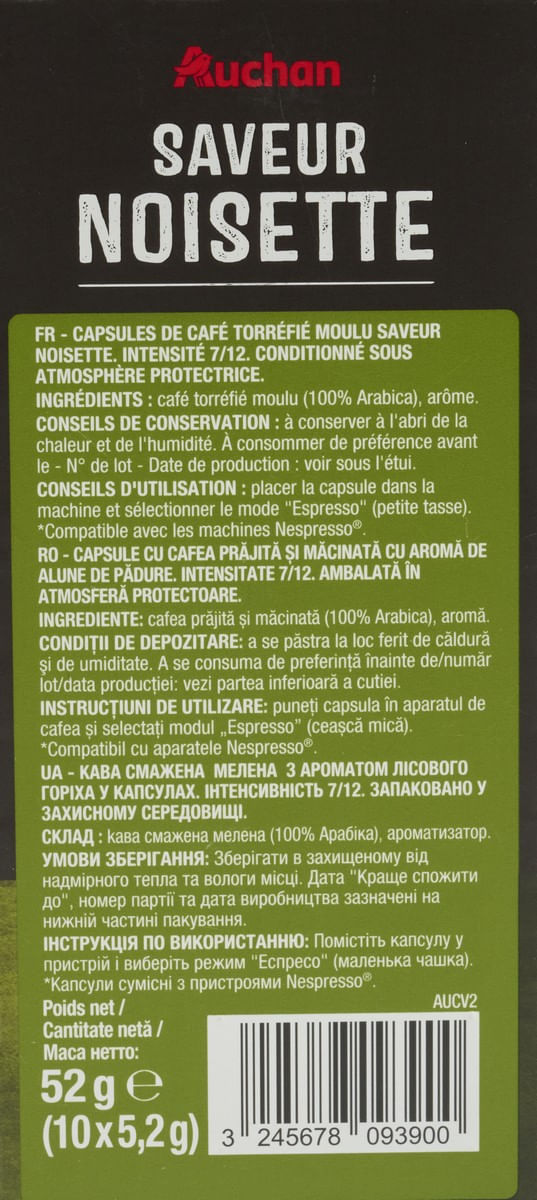 cafea-capsule-arabica-auchan-nespresso-10-capsule