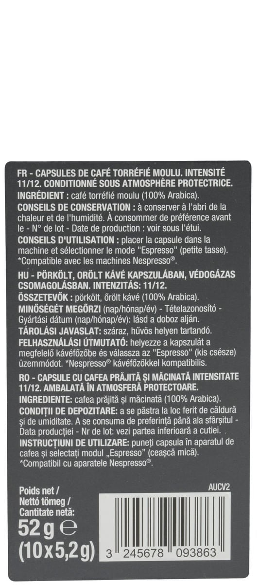 cafea-capsule-ristretto-auchan-nespresso-10-capsule