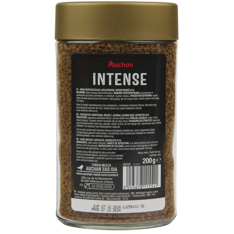 cafea-auchan-solubila-liofilizata-200-g
