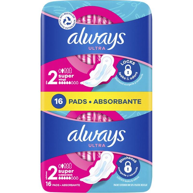 absorbante-always-super-plus-duo-pack-16-bucati