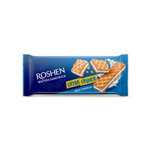 Napolitana cu crema de lapte si vanilie Roshen Extra Crunch, 142 g