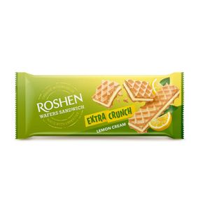 Napolitana cu crema de lamaie Roshen Extra Crunch, 142 g