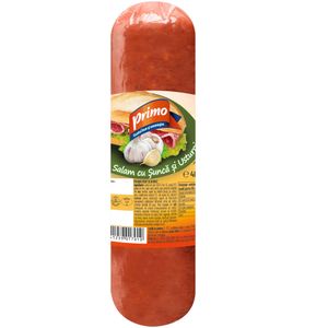 Salam cu sunca si usturoi Primo, 400 g