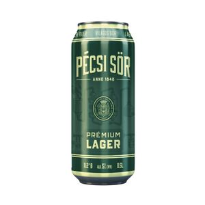 Bere aramie Pecsi Sor Premium Lager, 0.5 l