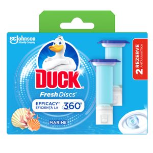 Rezerve odorizant pentru toaleta Duck Fresh Discs Marine, 72 ml