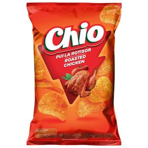 Chipsuri cu pui la rotisor Chio, 125 g
