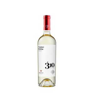Vin alb sec Fautor 310 Altitudine, Traminer si Riesling, 0.75 l