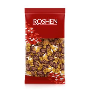 Caramele umplute cu crema de ciocolata amaruie Roshen, 1 kg