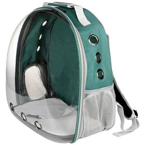 Rucsac pentru transport 4Dog, 31 x 42 x 28 cm, caini de talie mica si pisici, verde