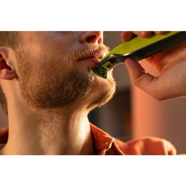 Aparat de ras Philips OneBlade 360 QP2724/23, autonomie 45 minute, verde/gri — imaginea 6