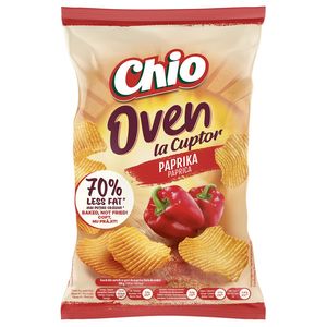 Chipsuri rumenite la cuptor cu gust de paprika Chio Oven, 100 g