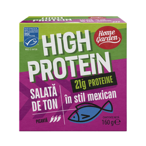 Salata de ton in stil mexican High Protein Home Garden, 160 g