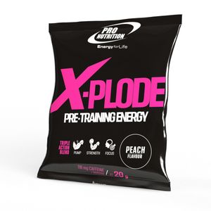 Pudra cu aroma de piersica X-Plode Pro Nutrition, 20 g