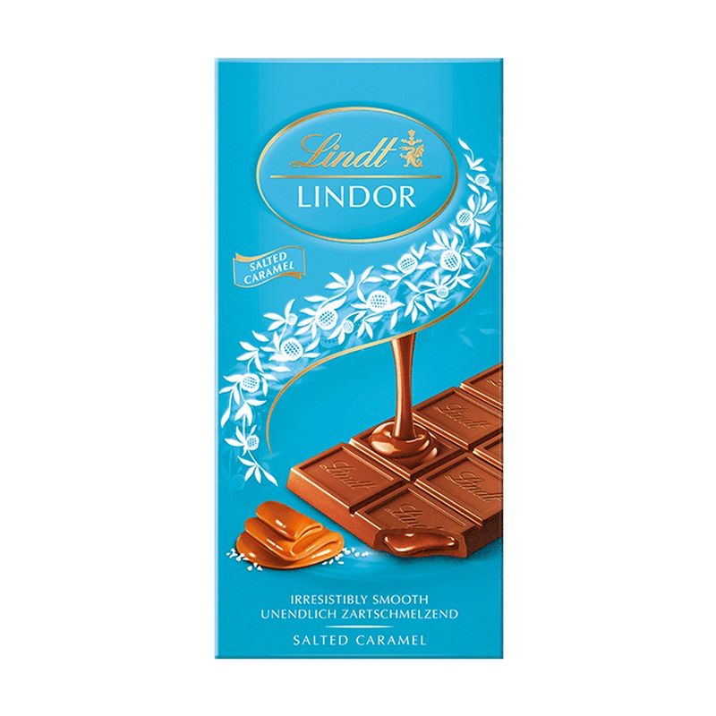 LINDT LINDOR CIOCOLATA CU CARAMEL SARAT 100G_7610400092180