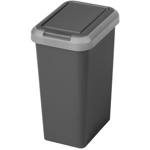 Cos de gunoi slim Actuel alb, 10 L