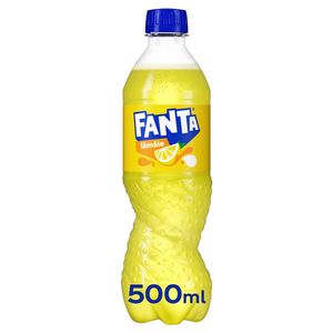 Bautura carbogazoasa Fanta Lamaie, PET, 0.5 l