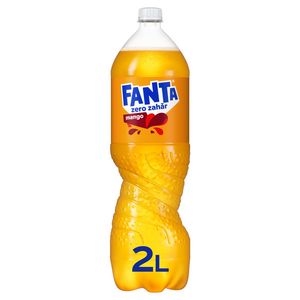 Bautura carbogazoasa Fanta Mango Zero Zahar, 2 l