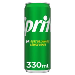Bautura carbogazoasa cu aroma de lamaie si lamaie verde Sprite, 0.33 l