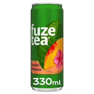 Bautura necarbogazoasa cu ceai negru, piersici si hibiscus Fuzetea, doza, 0.33 l
