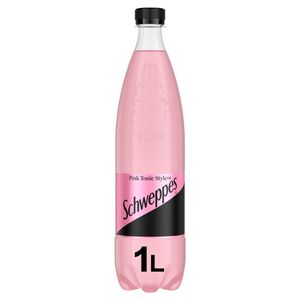 Bautura carbogazoasa Schweppes Pink Tonic Style, 1 l