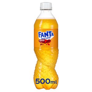 Bautura carbogazoasa Fanta Mango Zero Zahar, 0.5 l