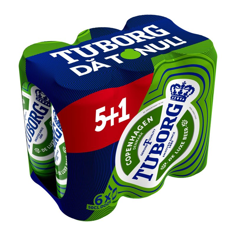 TUBORG DOZA 500ML PACHET 5+1 DOZE 594 2045 11754 9