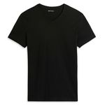 tricou-pentru-barbati-inextenso-decolteu-in-v-bumbac-negru-marimea-xl