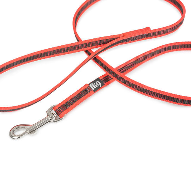 lesa-antiderapanta-cu-maner-pentru-caini-julius-k9-color-gray-20-mm-x-1-2-m-rosu