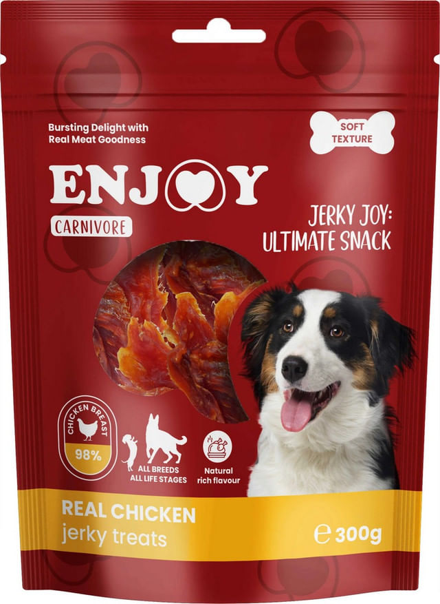 recompense-pentru-caini-enjoy-carnivore-piept-de-pui-300-g